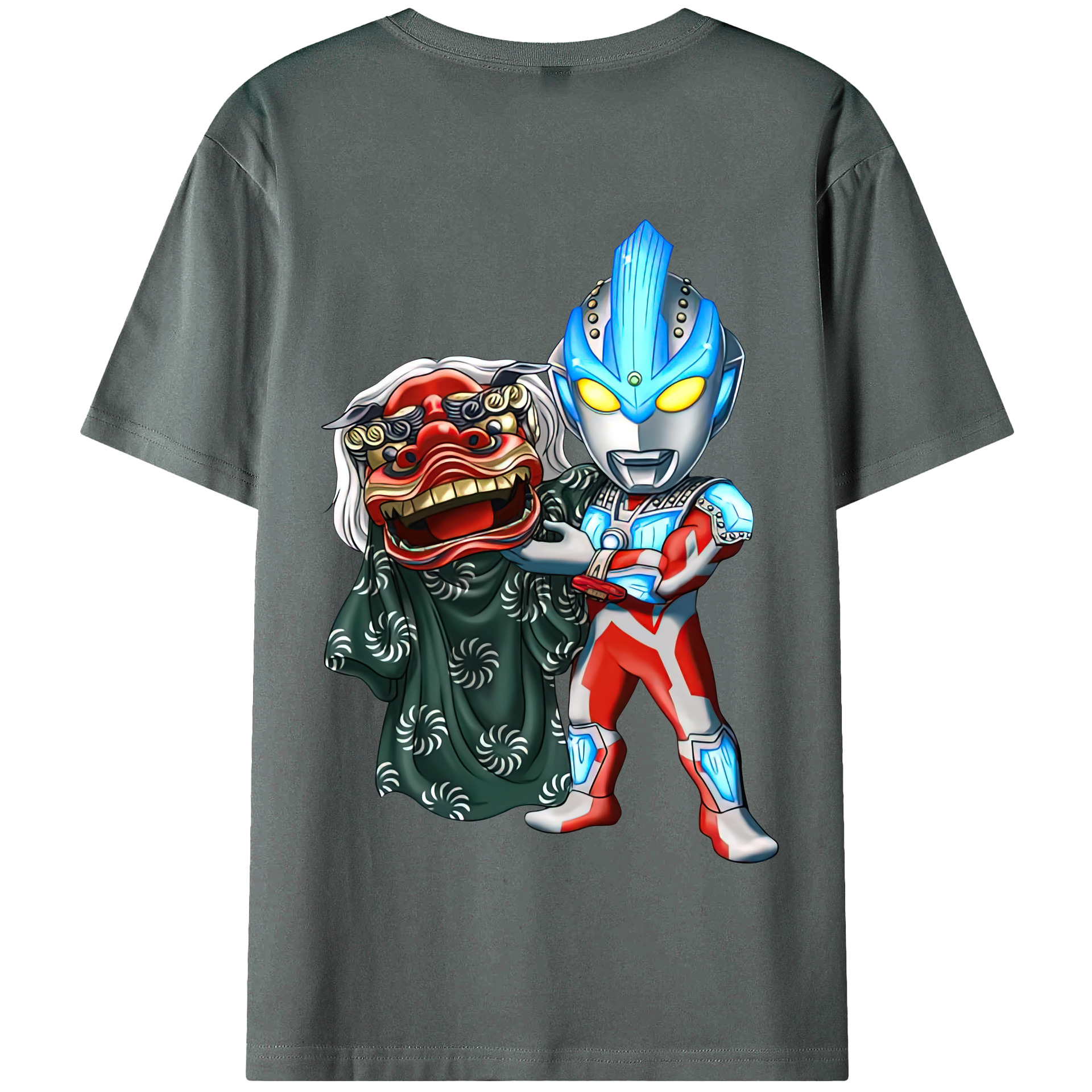 （画像用） ウルトラマン Ultraman 綿100％半袖Tシャツ（背面プリント）